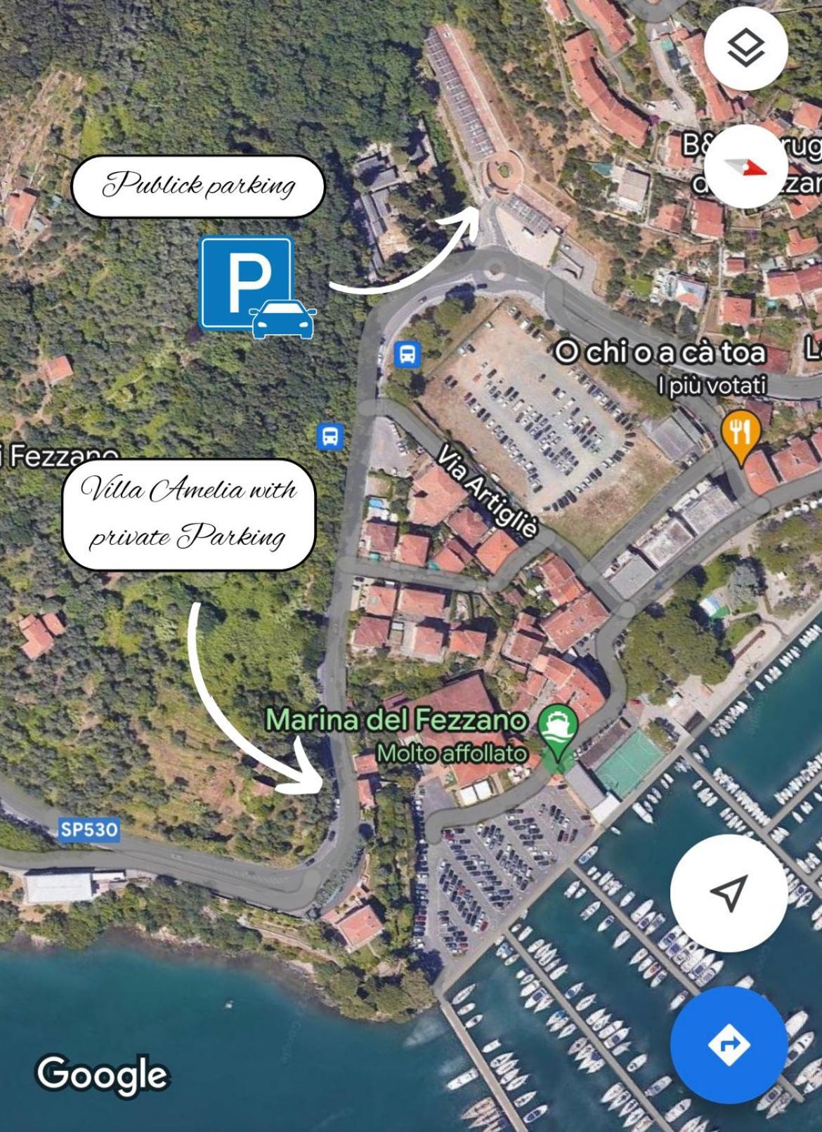 Villa Amelia - Vista Mare - Fezzano  Esterno foto
